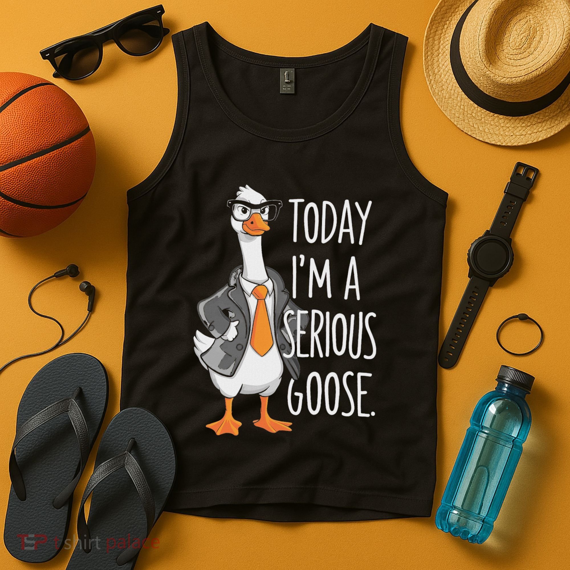Today IM A Serious Goose Wear Glasses Vest Tank Top