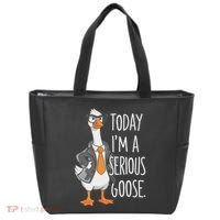 Today IM A Serious Goose Wear Glasses Vest Tote Bag thumb 0