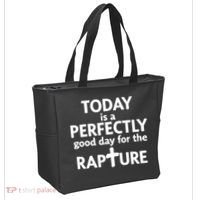 Today Is A Perfectly Good Day For The Rapture Tote Bag thumb 2