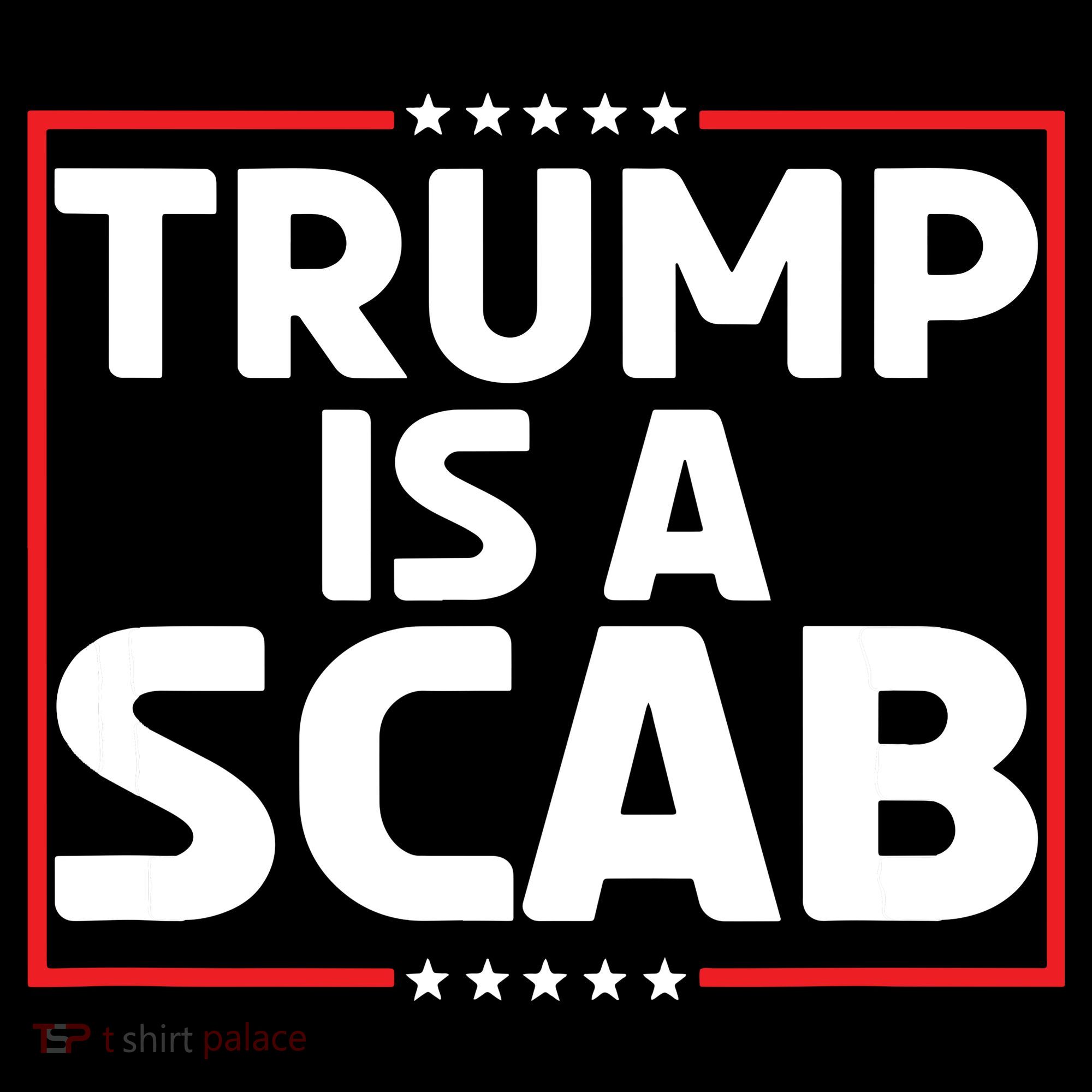 Trump Is A Scab USA-Made Doggie Bandana