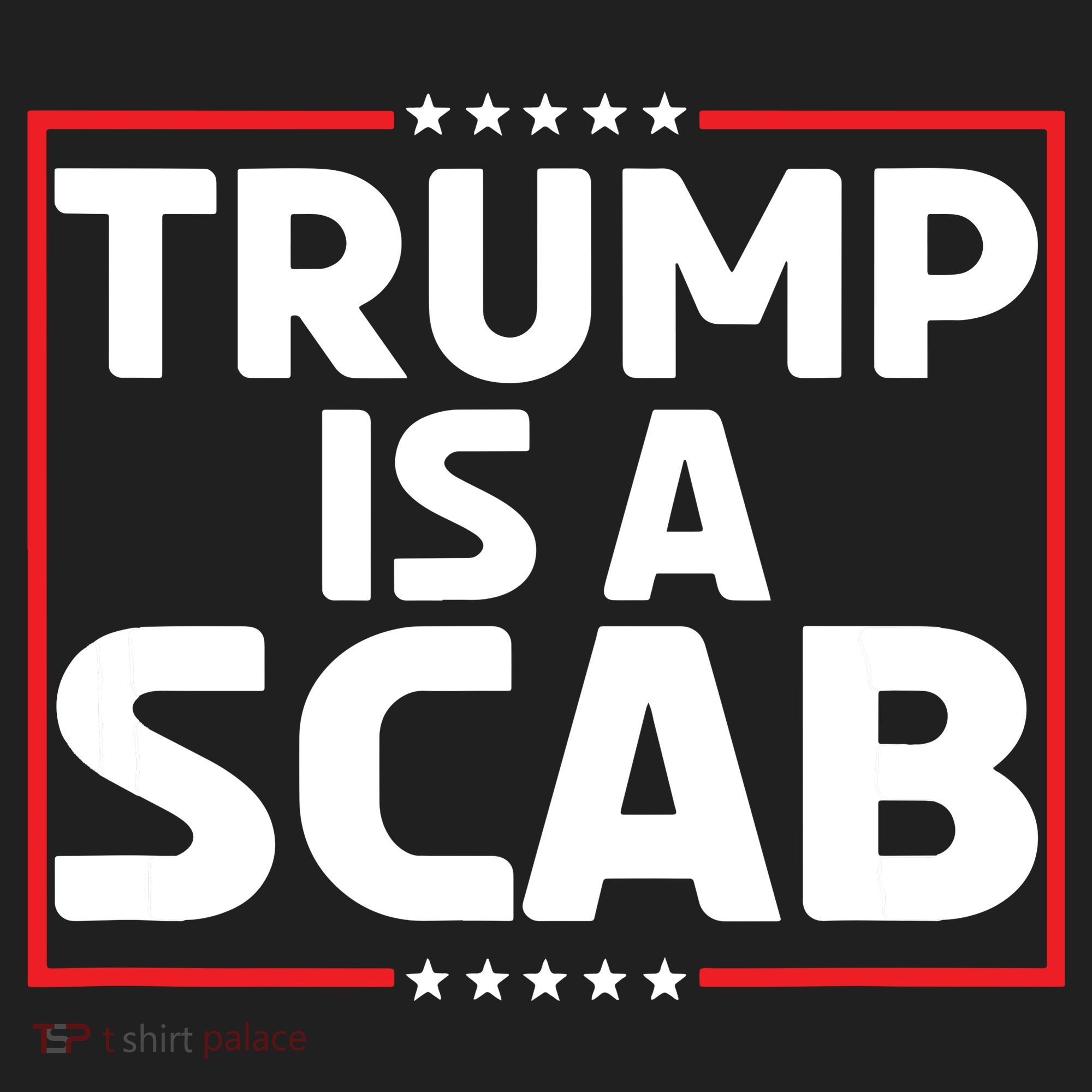 Trump Is A Scab Golf Towel