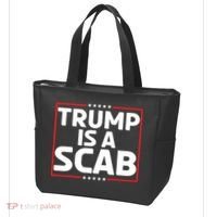 Trump Is A Scab Tote Bag thumb 3