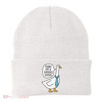 Today IM A Serious Goose Beanie thumb 0