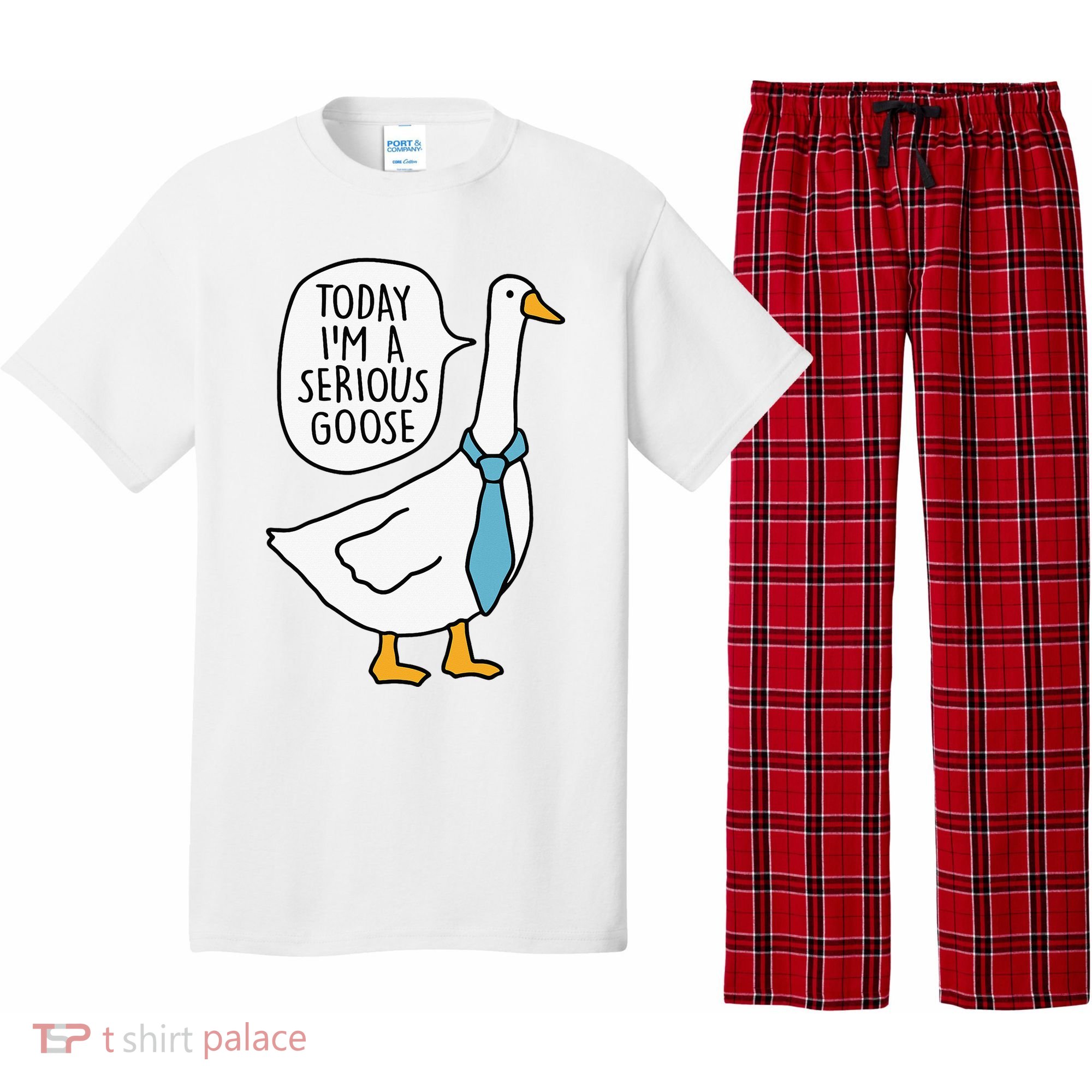 Today IM A Serious Goose Pajama Set