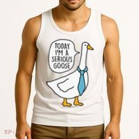 Today IM A Serious Goose Tank Top thumb 3
