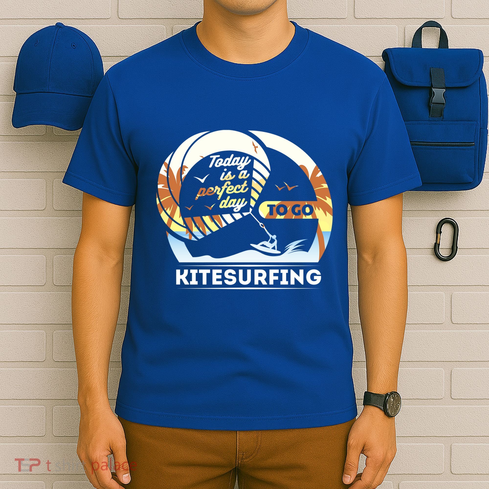 Today Is A Perfect Day To Go Kite Surfing Extreme Sports Funny Gift T-Shirt