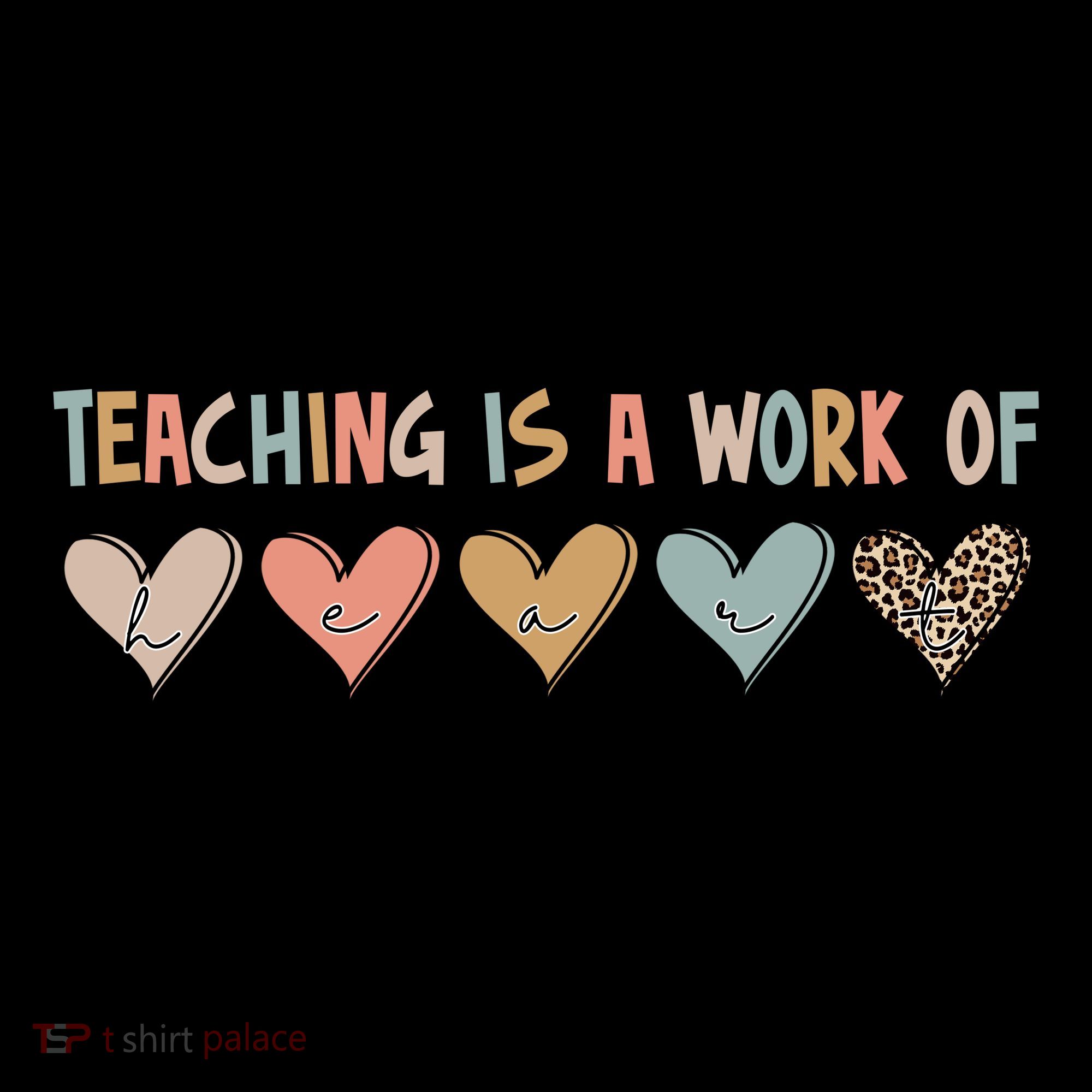 Teaching Is A Work Of Hearts Coffee Mug