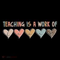 Teaching Is A Work Of Hearts Ornament thumb 1