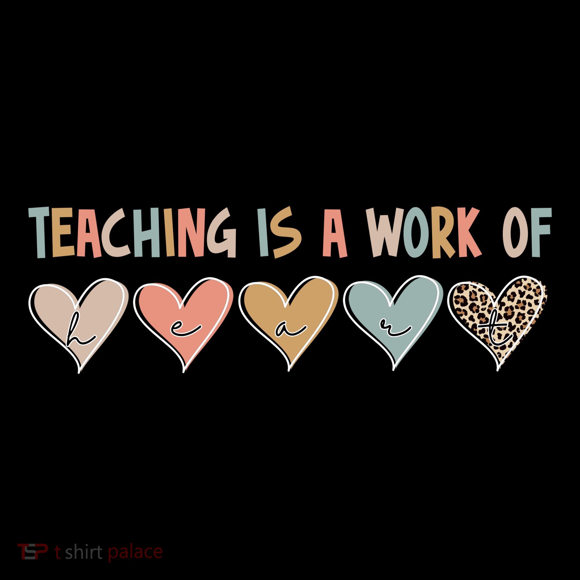 Teaching Is A Work Of Hearts Ornament
