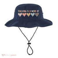 Teaching Is A Work Of Hearts Bucket Hat thumb 0