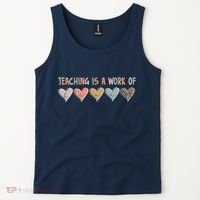 Teaching Is A Work Of Hearts Tank Top thumb 2