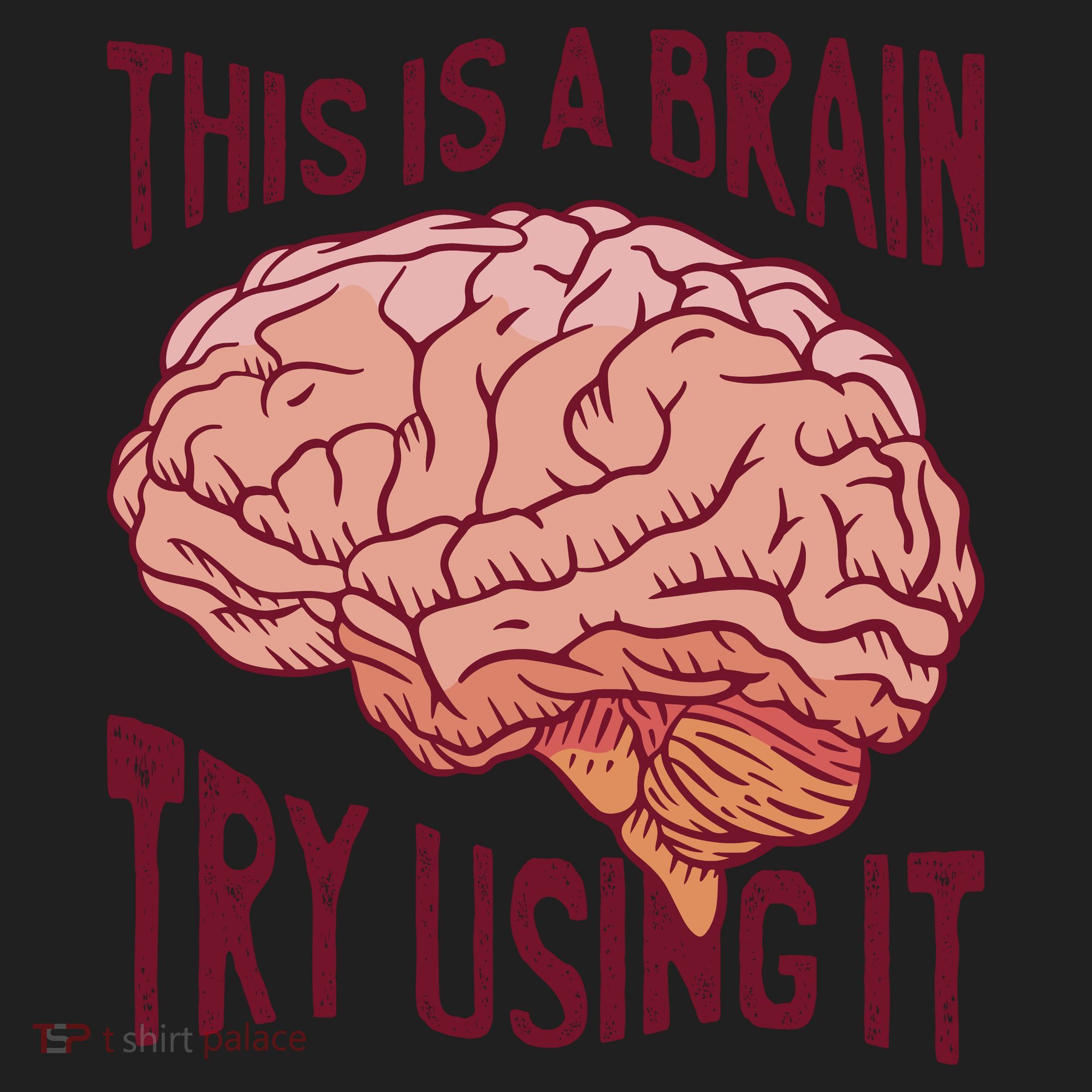 This Is A Brain Try Using It Funny Women's Sweatshirt