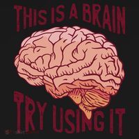 This Is A Brain Try Using It Funny USA-Made Doggie Bandana thumb 2