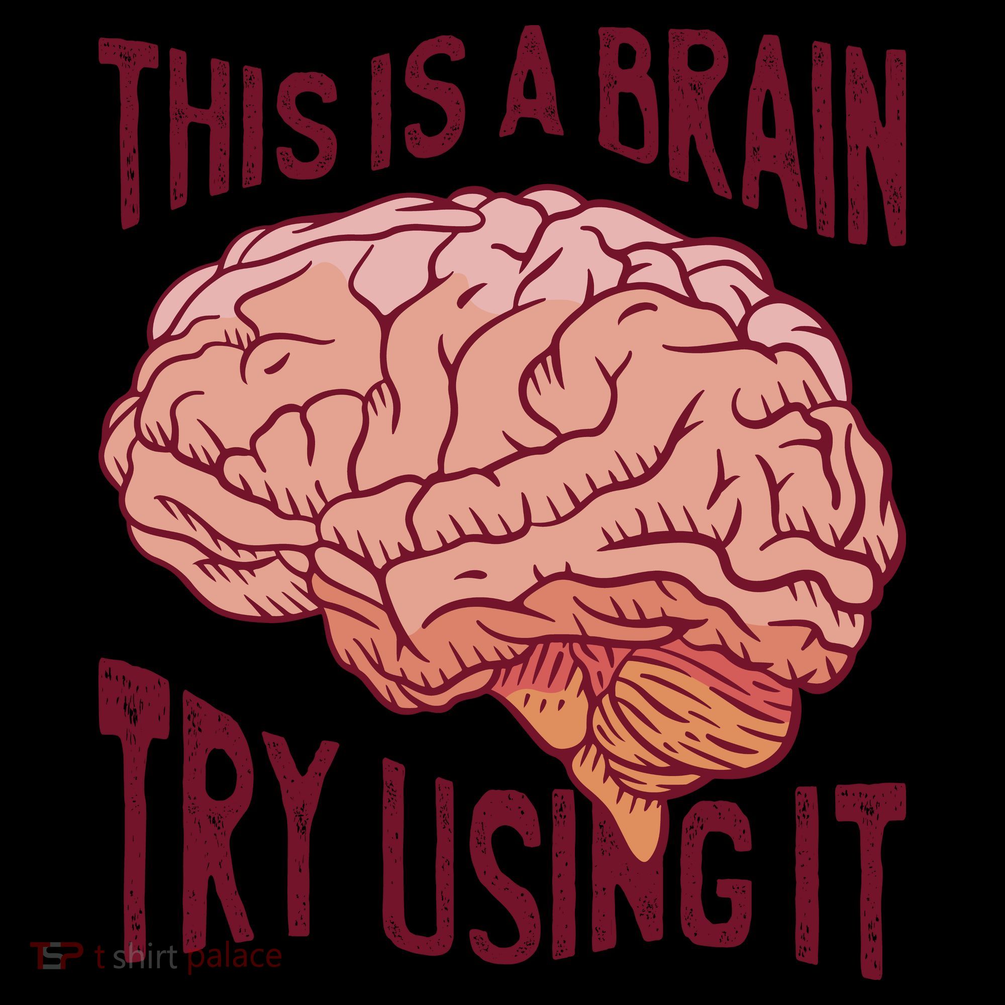 This Is A Brain Try Using It Funny Backpack