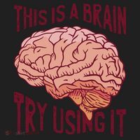 This Is A Brain Try Using It Funny Beanie thumb 2