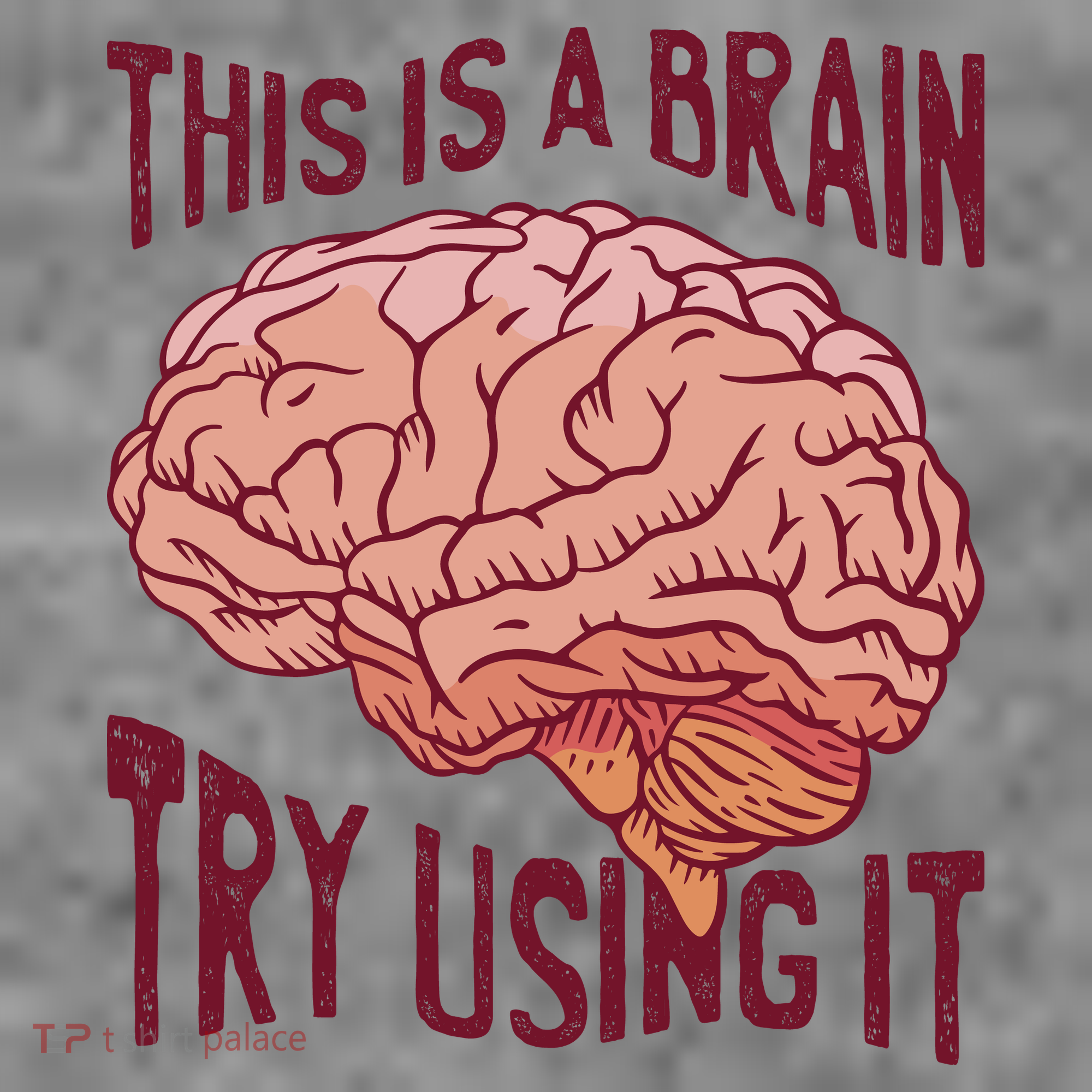 This Is A Brain Try Using It Funny Kids Sweatshirt