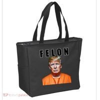 Trump Is A Felon Tote Bag thumb 2