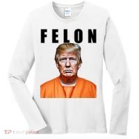 Trump Is A Felon Women's Long Sleeve Shirt thumb 0