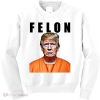 Trump Is A Felon Kids Sweatshirt thumb 0