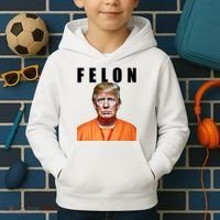 Trump Is A Felon Kids Hoodie thumb 2