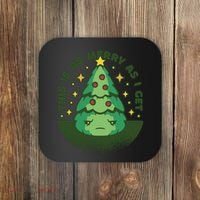 This Is As Merry As I Get AntiChristmas Coaster thumb 0