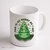 This Is As Merry As I Get AntiChristmas Coffee Mug thumb 1