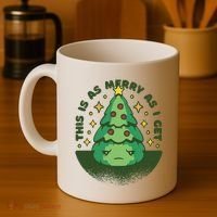 This Is As Merry As I Get AntiChristmas Coffee Mug thumb 4