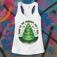 This Is As Merry As I Get AntiChristmas Women's Tank Top thumb 3