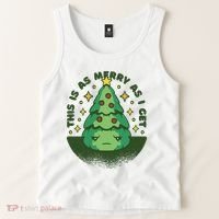This Is As Merry As I Get AntiChristmas Tank Top thumb 2