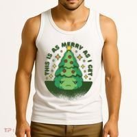 This Is As Merry As I Get AntiChristmas Tank Top thumb 3