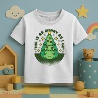 This Is As Merry As I Get AntiChristmas Toddler T-Shirt thumb 3
