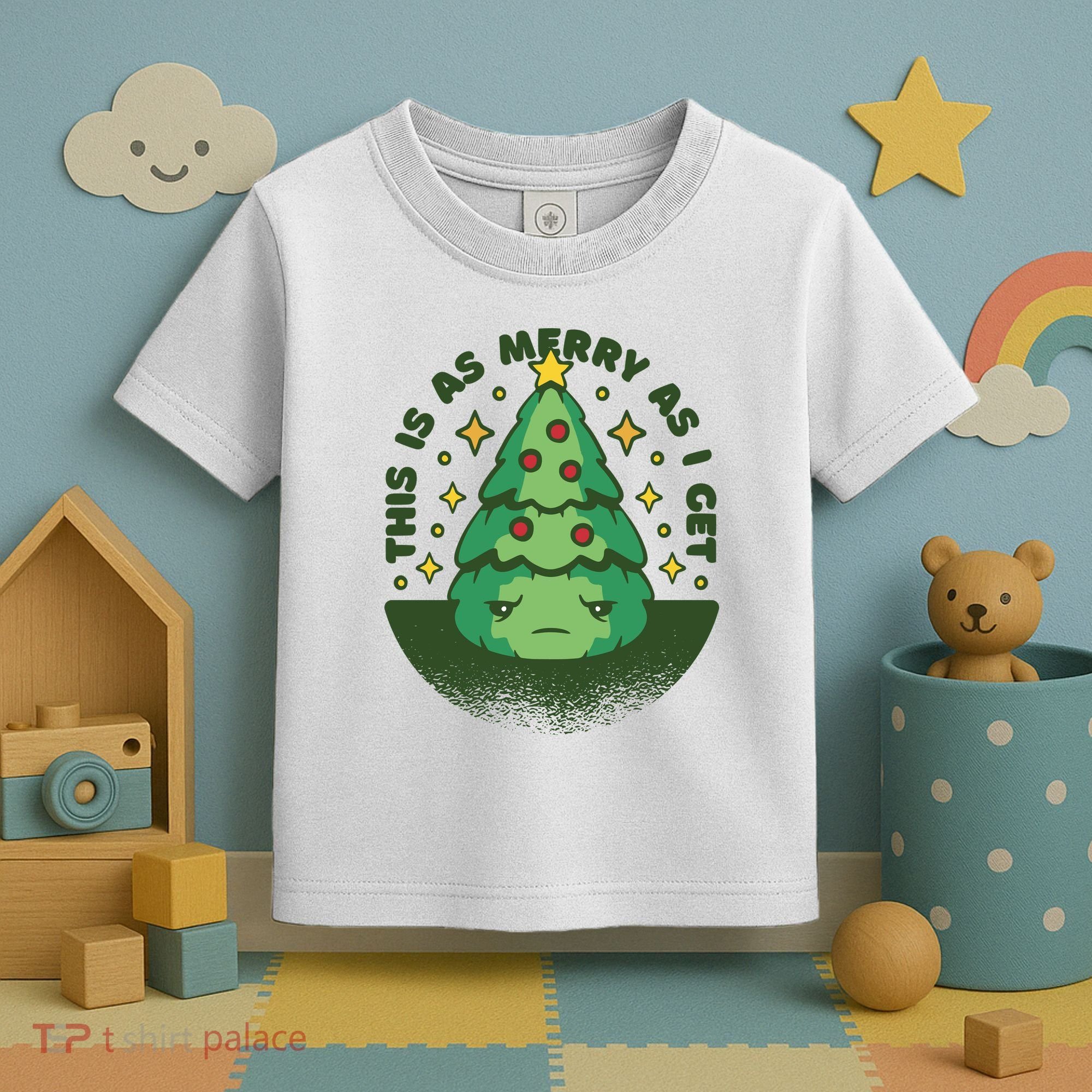 This Is As Merry As I Get AntiChristmas Toddler T-Shirt
