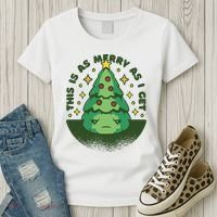 This Is As Merry As I Get AntiChristmas Women's T-Shirt thumb 3