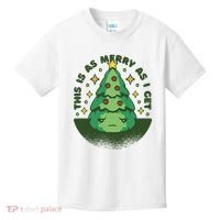 This Is As Merry As I Get AntiChristmas Kids T-Shirt thumb 0
