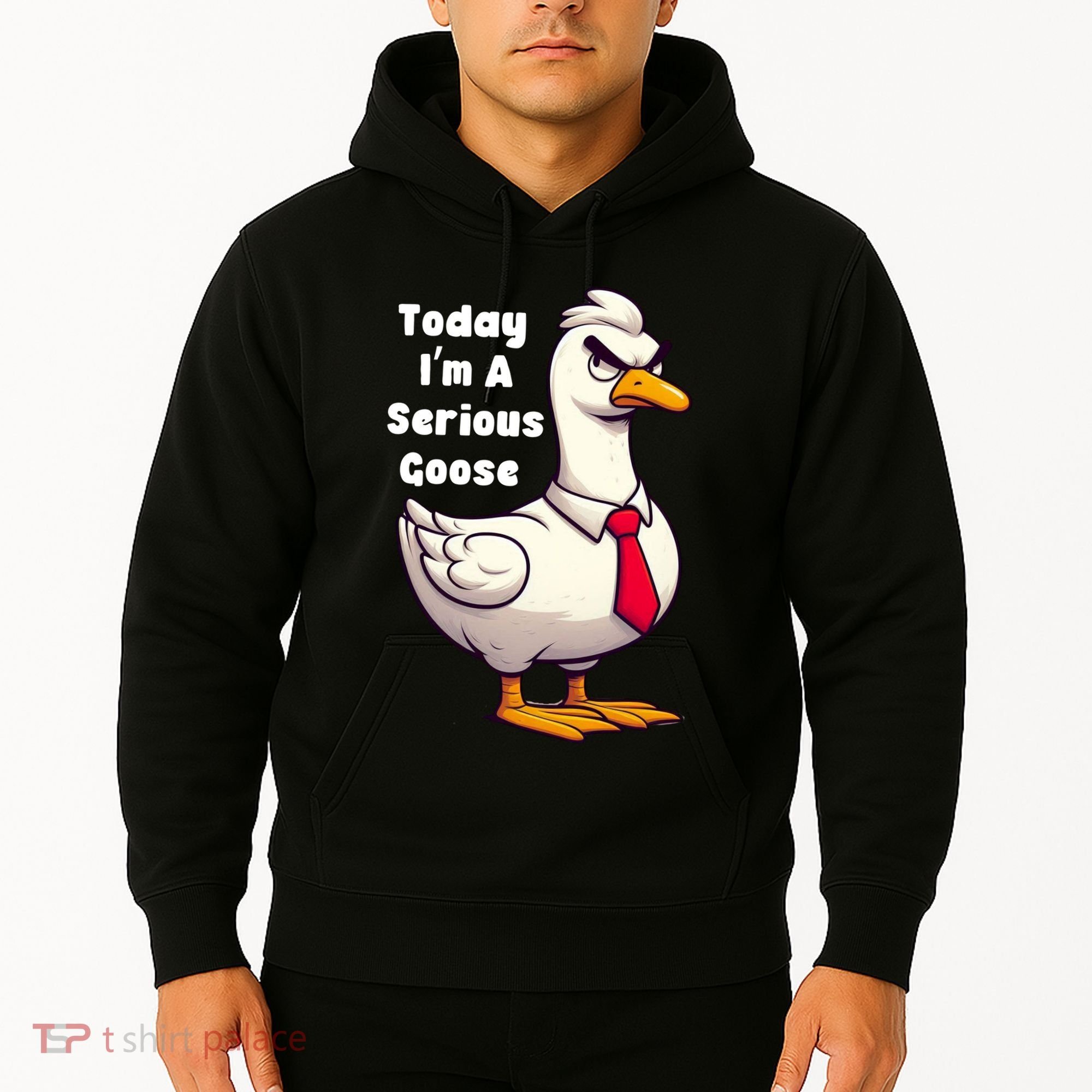 Today I Am A Serious Goose Funny Oddly Specific Dank Meme Hoodie
