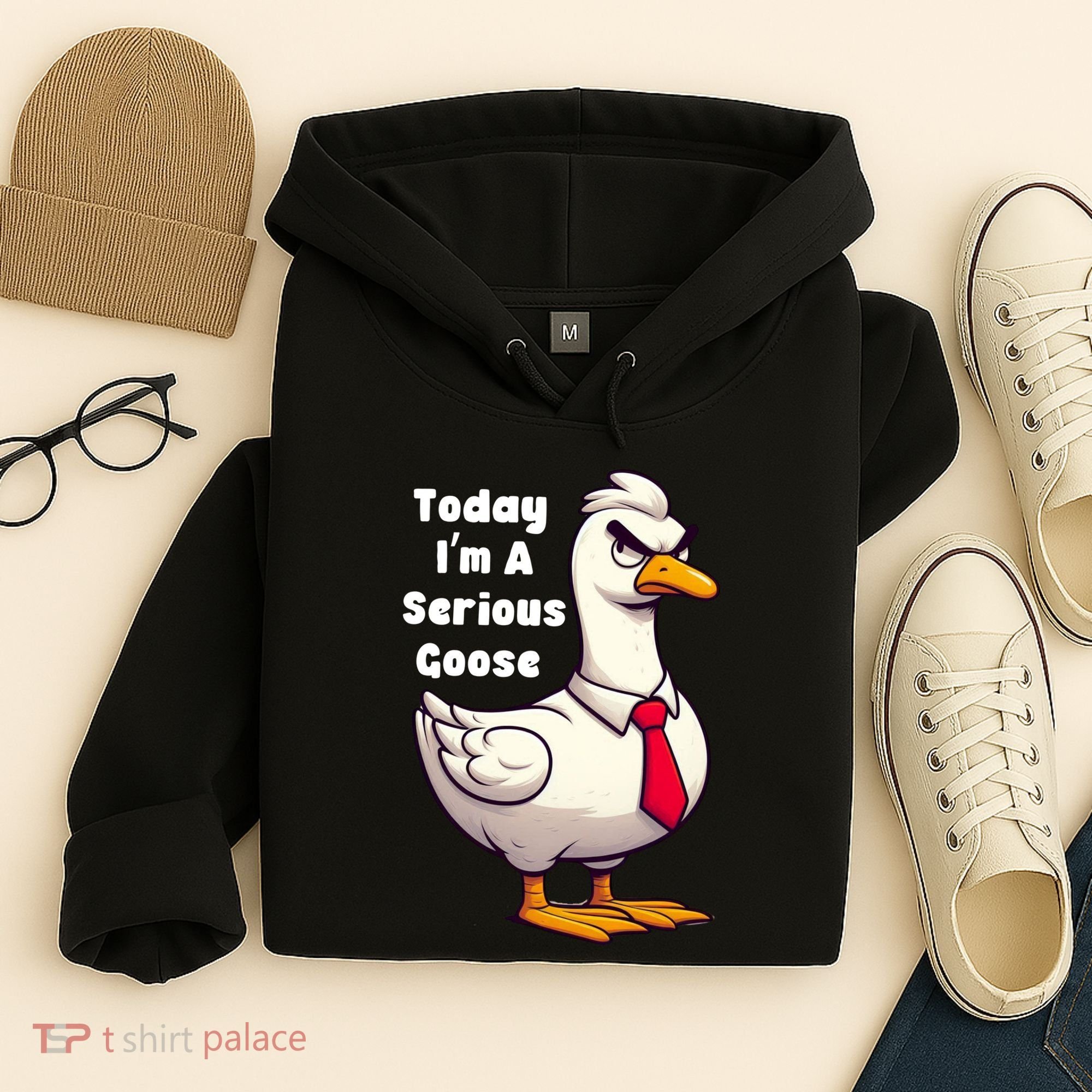 Today I Am A Serious Goose Funny Oddly Specific Dank Meme Hoodie