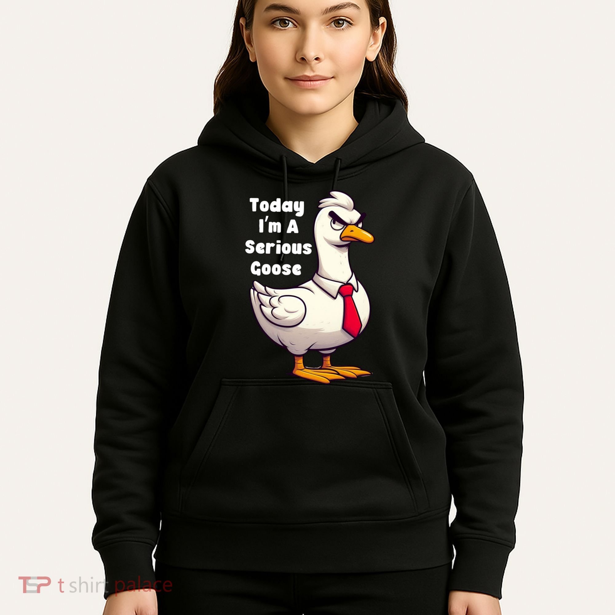 Today I Am A Serious Goose Funny Oddly Specific Dank Meme Hoodie