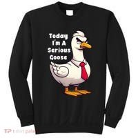 Today I Am A Serious Goose Funny Oddly Specific Dank Meme Sweatshirt thumb 0