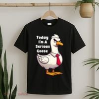 Today I Am A Serious Goose Funny Oddly Specific Dank Meme T-Shirt thumb 2