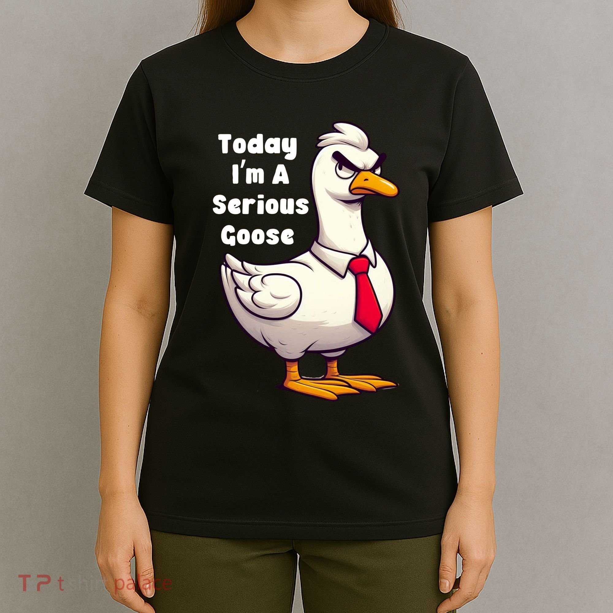 Today I Am A Serious Goose Funny Oddly Specific Dank Meme T-Shirt