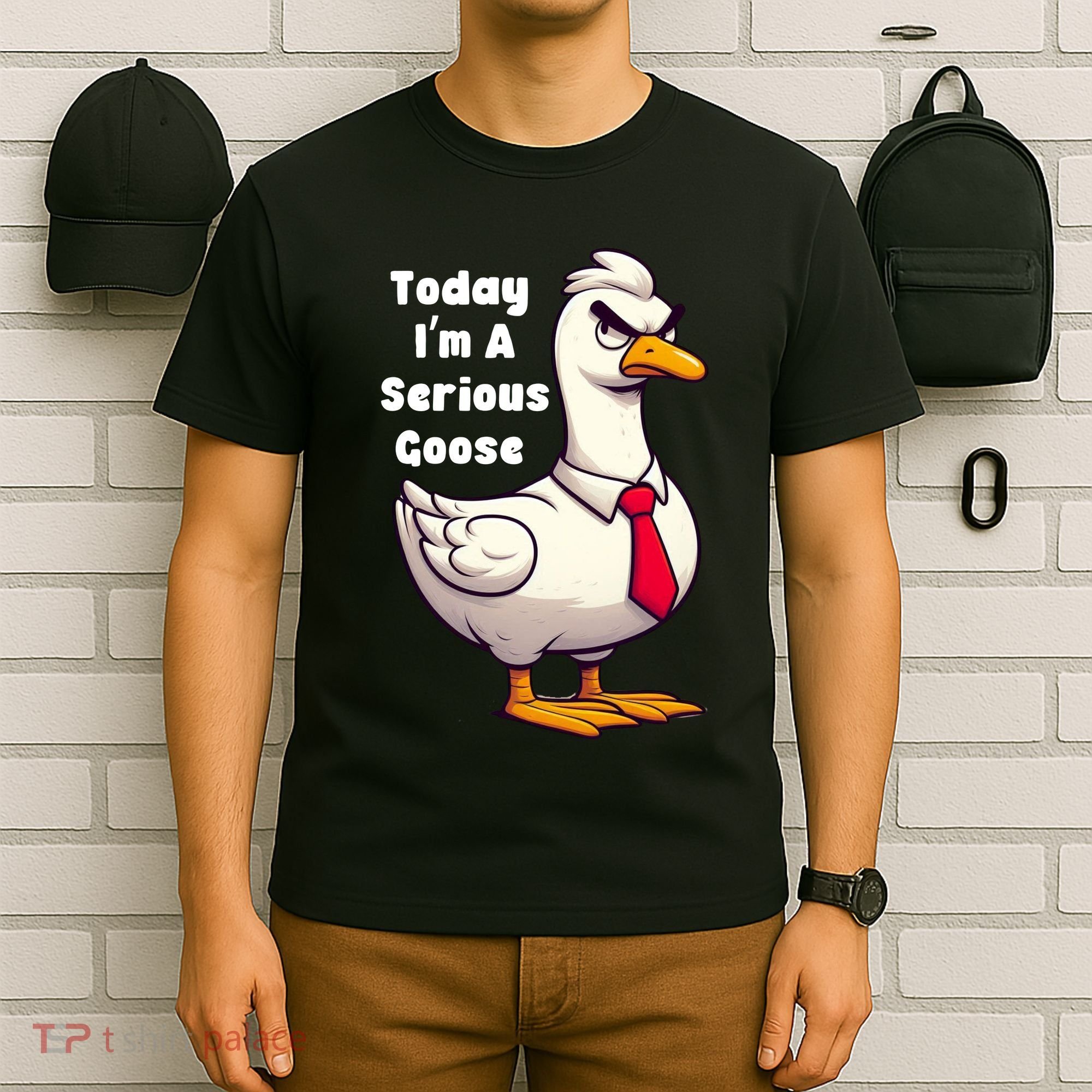 Today I Am A Serious Goose Funny Oddly Specific Dank Meme T-Shirt