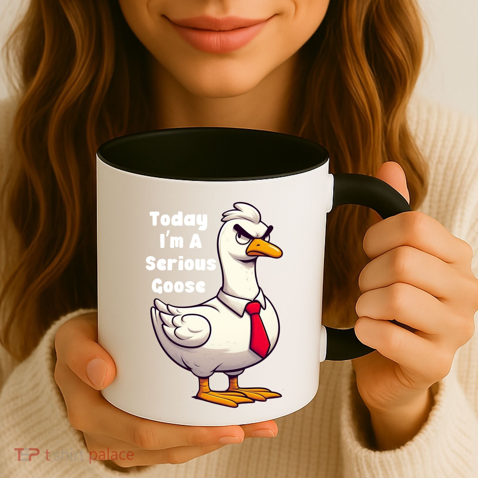 Today I Am A Serious Goose Funny Oddly Specific Dank Meme Coffee Mug