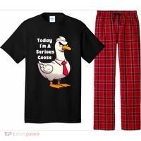 Today I Am A Serious Goose Funny Oddly Specific Dank Meme Pajama Set thumb 0