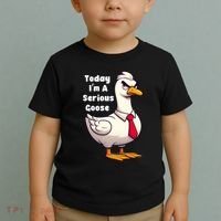 Today I Am A Serious Goose Funny Oddly Specific Dank Meme Toddler T-Shirt thumb 2