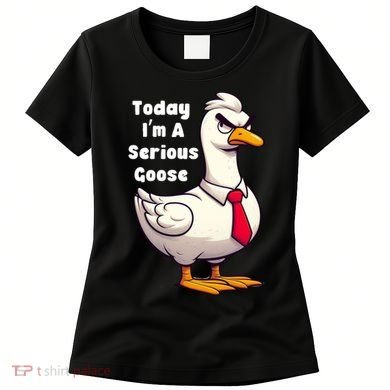 Today I Am A Serious Goose Funny Oddly Specific Dank Meme Women's T-Shirt