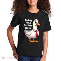 Today I Am A Serious Goose Funny Oddly Specific Dank Meme Kids T-Shirt thumb 2