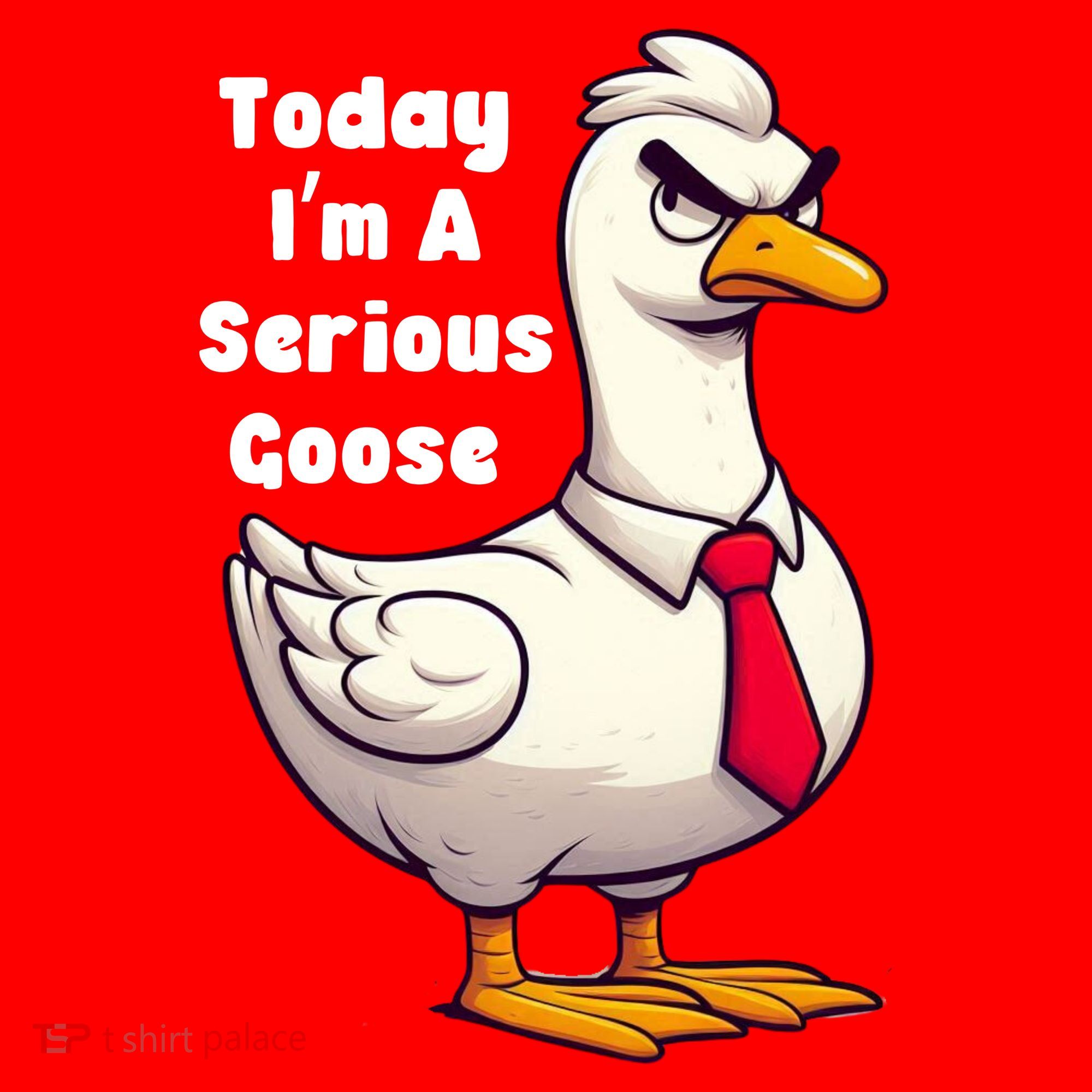 Today I Am A Serious Goose Funny Oddly Specific Dank Meme Santa Hat