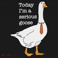Today IM A Serious Goose Silly Goose Hoodie thumb 2