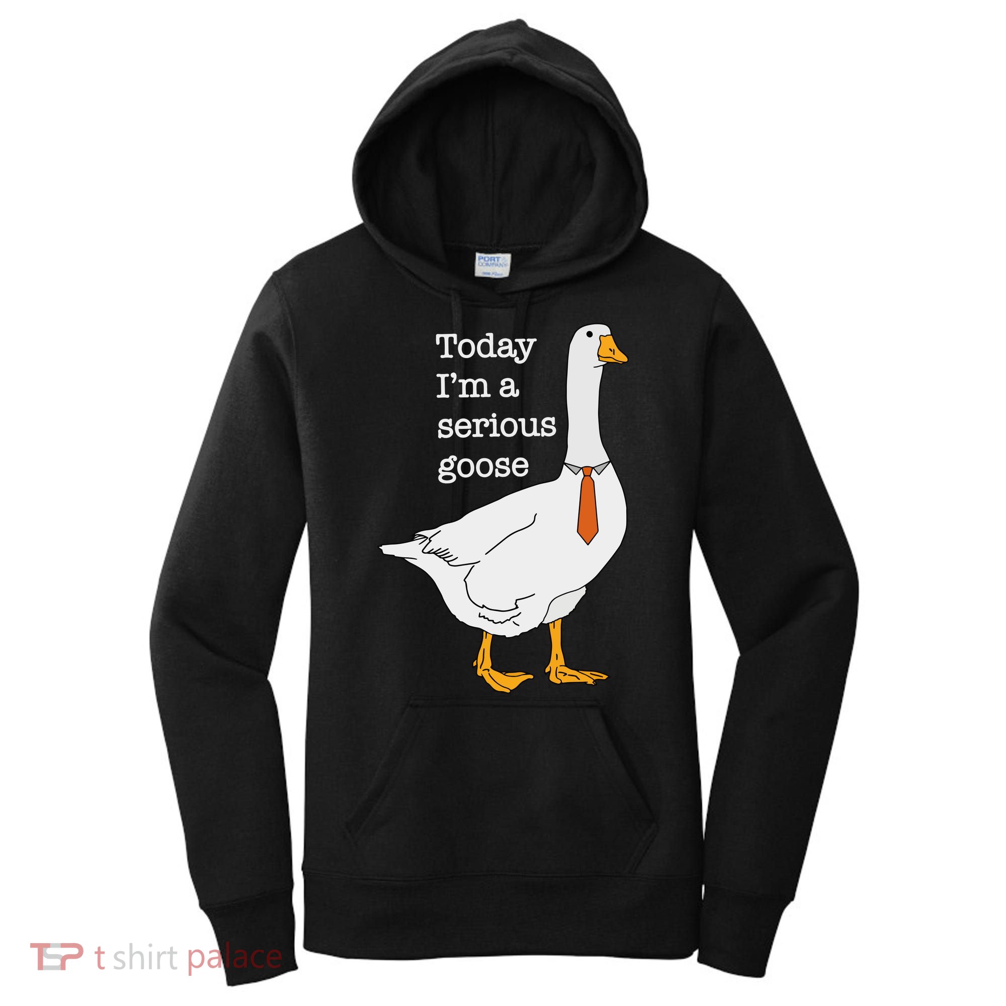 Today IM A Serious Goose Silly Goose Women's Hoodie