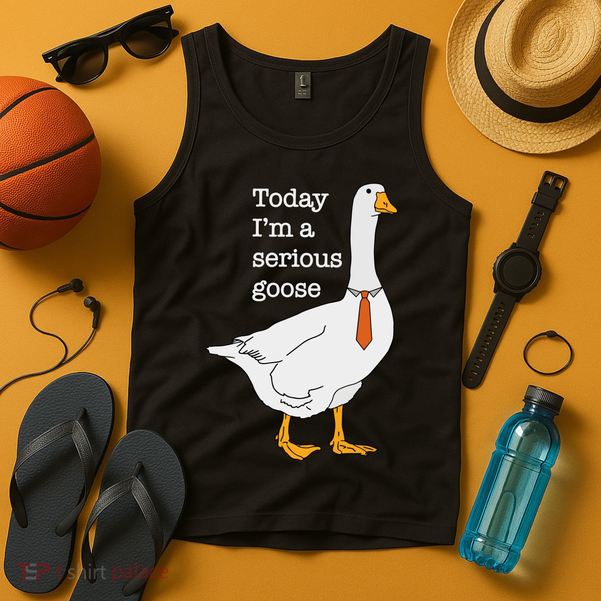 Today IM A Serious Goose Silly Goose Tank Top